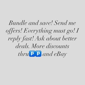 Everything must go!!! I have to much stuff!!!!